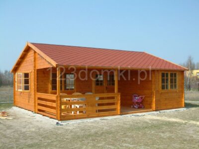 Domek drewniany letniskowy - domek z drewna