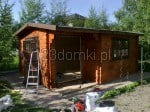 Domek drewniany letniskowy - domek z drewna montaż