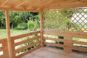 Domek drewniany letniskowy - domek z drewna