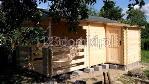 Domek działkowy Wroclaw-43 z tarasem i komórką - widok komórki szczegółowy