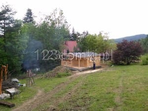 Domek drewniany letniskowy