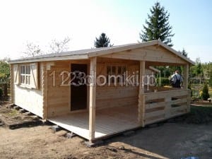 Domek drewniany letniskowy