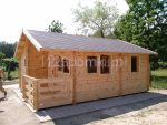 Domek drewniany letniskowy