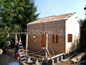 Domek drewniany letniskowy