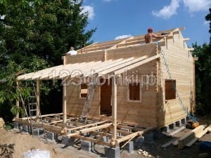 Domek drewniany letniskowy