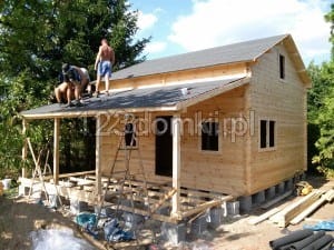 Domek drewniany letniskowy