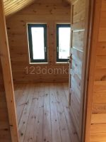 domek letniskowy całoroczny 35m2 z poddaszem - widok sypialni na poddaszu